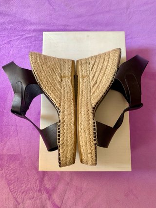 Sandalias Antonio Parriego Piel Negra Talla 38