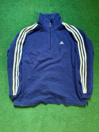 Sudadera Retro Vintage Adidas Azul