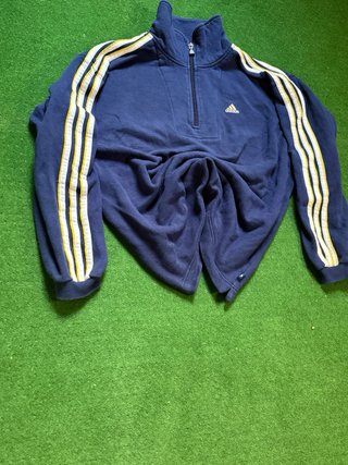 Sudadera Retro Vintage Adidas Azul