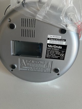 Radio Reloj Lámpara MxOnda