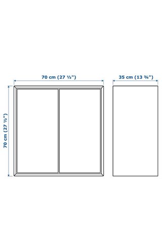 Mueble de Almacenaje Blanco Modelo Eket 3 puertas