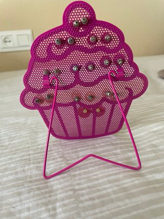 Organizador de pendientes Claire's cupcake