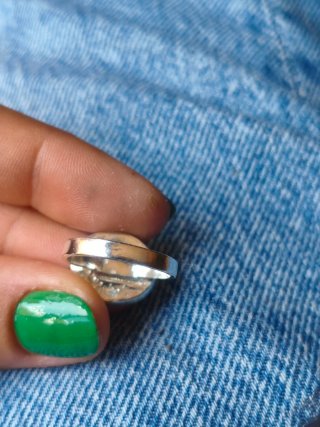 Anillo tipo sello antiguo en plata
