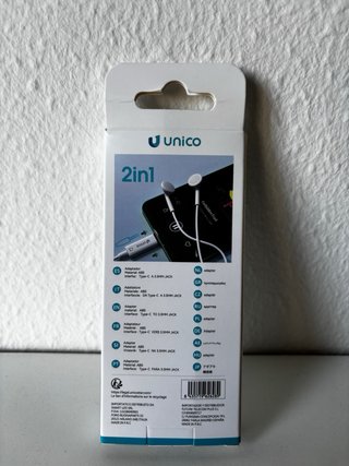 Adaptador Audio Tipo C a Jack 3.5mm