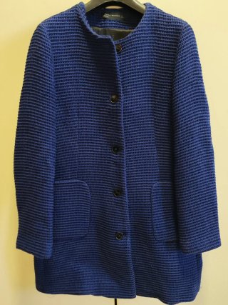 Cappotto Zara Donna Blu Taglia M