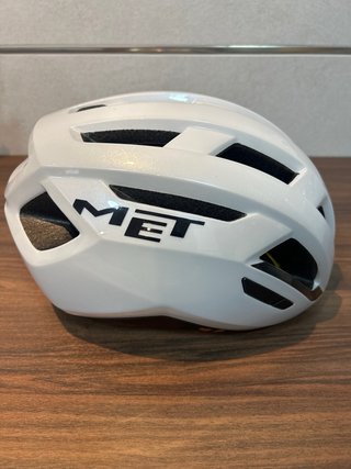 Casco MET blanco