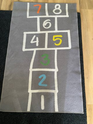 Alfombra infantil de juegos de 160 x 100