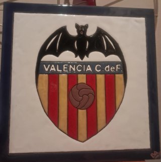 Valencia C.F. Escudo Cerámica