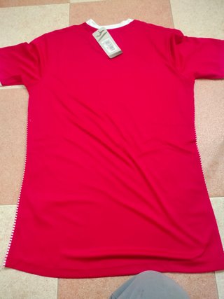 Camiseta Joma Talla S Rayas Rosas y Blancetiquetas