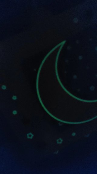 Lámpara de techo infantil con luminiscencia