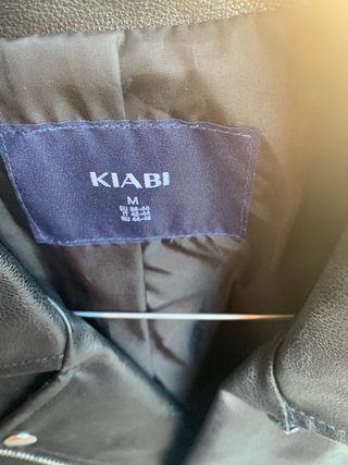 Chaqueta Kiabi Polipiel Negra Talla M