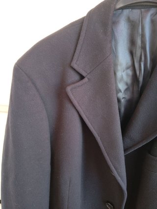 Cappotto Piacenza 1733 Lana Nero Uomo size 52 ita
