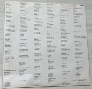 Vinilo Mecano - Descanso Dominical