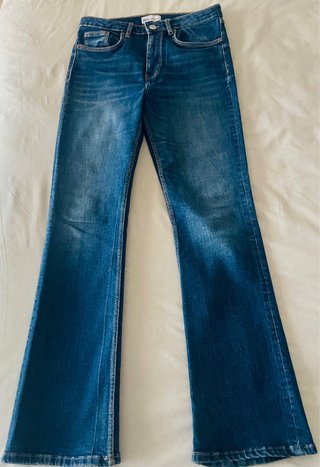Vaqueros Zara Oscuro T38