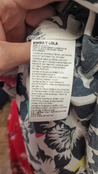 Vestido Bimba y Lola estampado