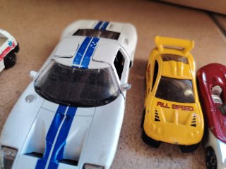 Ford GT Bianca Anni '90 + Hot WheelsFord  gt