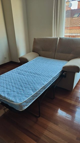 Sofá Cama 2 Plazas + Sofá 3 Plazas Beige