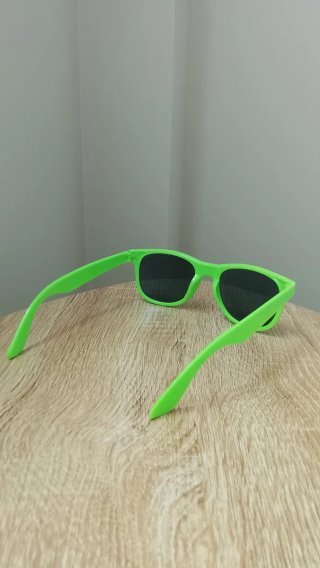 Gafas de sol unisex verde neón