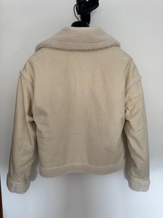 Chaqueta Hollister pelo sintético beige