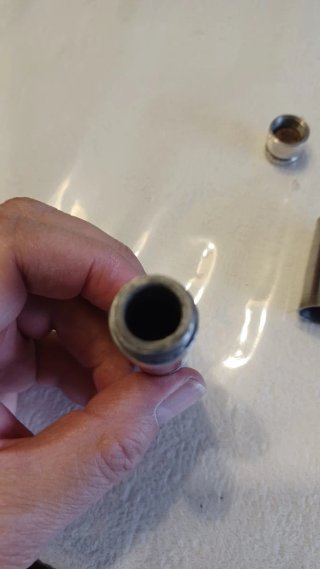 Estuche porta cigarros bolígrafo plateado