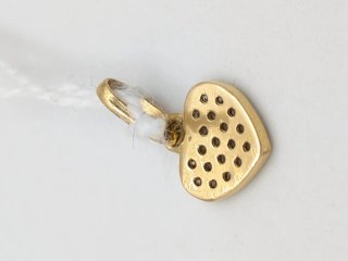 Colgante Corazón Oro 18k con Circonitas