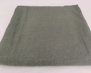 Tela Lino y Algodón Verde Eucalipto