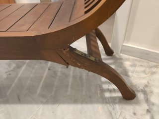 Banco madera para reparar