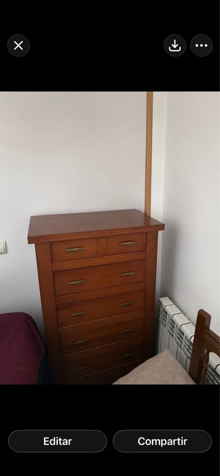 Cómoda de madera