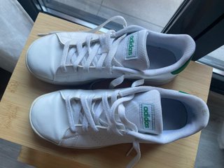 Zapatillas Adidas Advantage Blancas y Verdes