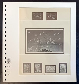 49 HOJAS de JAPÓN | LINDNER, 1968 a 1979