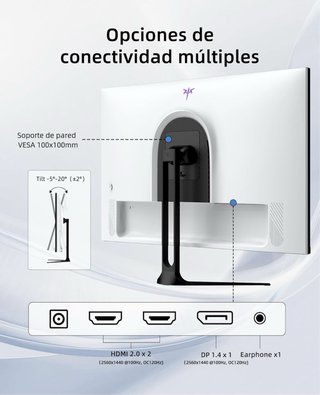 Monitor KTC 32 QHD 2K 120Hz SIN ABRIR