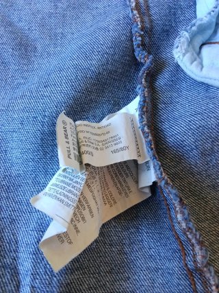 Peto vaquero  falda Pull&Bear Talla S