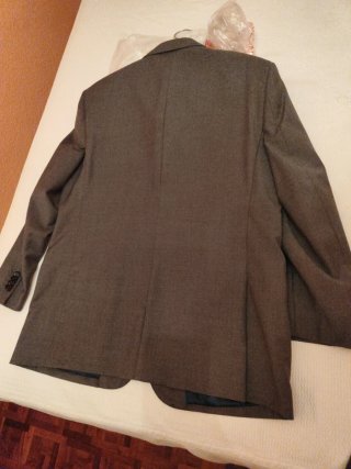 Traje de chaqueta completo gris marengo