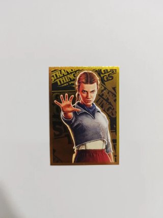 Carta Once Stranger Things Dorada Limitada panini