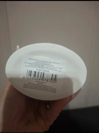 Portapianta in ceramica bambina