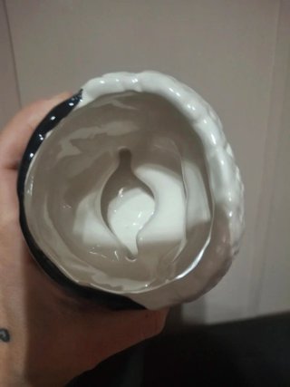Portapianta in ceramica bambina