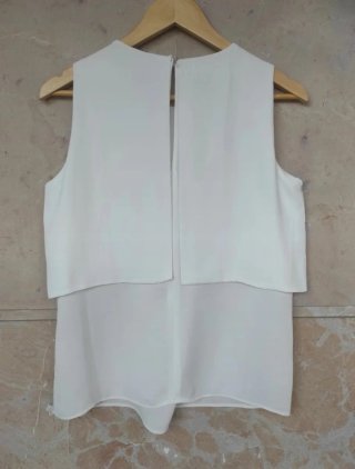 Bonita Blusa Zara  Sin Mangas T/ S,M