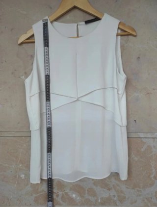 Bonita Blusa Zara  Sin Mangas T/ S,M