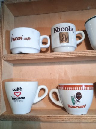 Tazzine caffè pubblicitarie