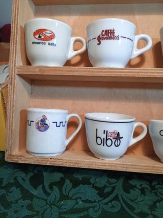 Tazzine caffè pubblicitarie