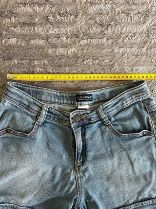 Short vaquero pantalón corto bordado flores Y2K