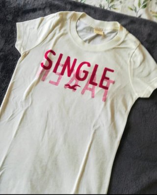 Camiseta Hollister Blanca SINGLE