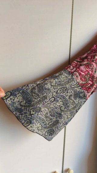 Vestido boho estampado multicolor