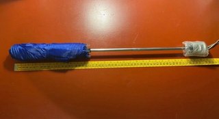Paraguas plegable azul