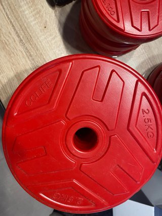 Pesas y accesorios gimnasio