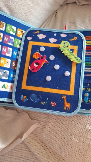 Libro sensorial infantil de animales