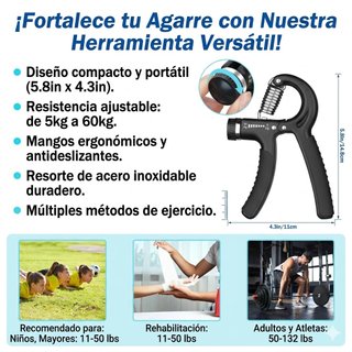 2 Mancuernas Agarre Ajustables Entrenamiento Brazo
