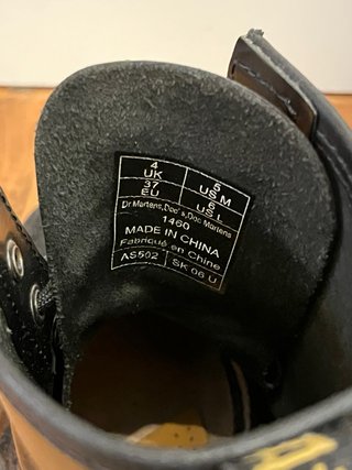 Dr. Martens Stivali Anfibi Neri Pelle