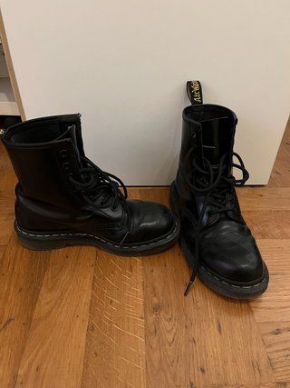 Dr. Martens Stivali Anfibi Neri Pelle