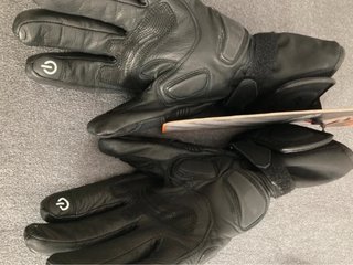 Guantes Rainers de piel 2XL para moto